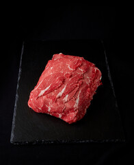 raw beef steak