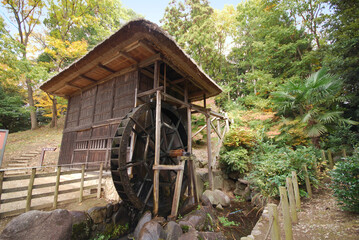 偕楽園公園の水車小屋（茨城県水戸市）