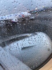 rain on window