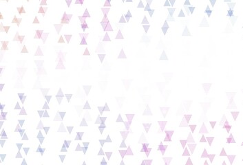 Light Blue, Red vector texture with triangular style.