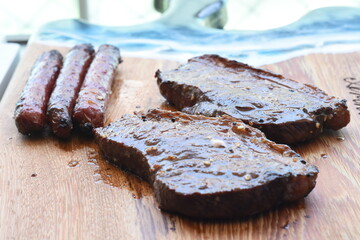 Typical Brazilian barbecue