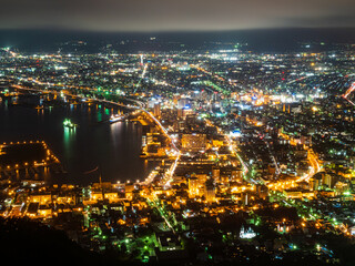 Obraz premium 日本三大夜景 函館