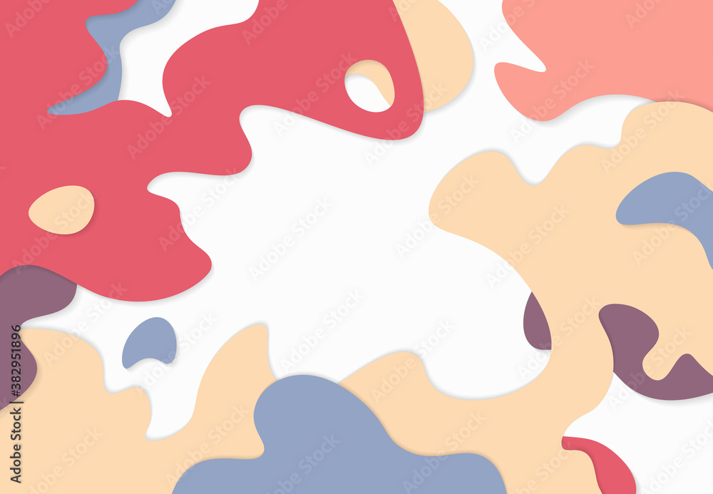 Poster abstract design of colorful fluid pastel pattern design background. illustration vector eps10