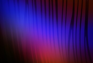 Dark Blue, Red vector layout with bent lines.