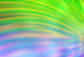 Light Pink, Green vector blurred template.