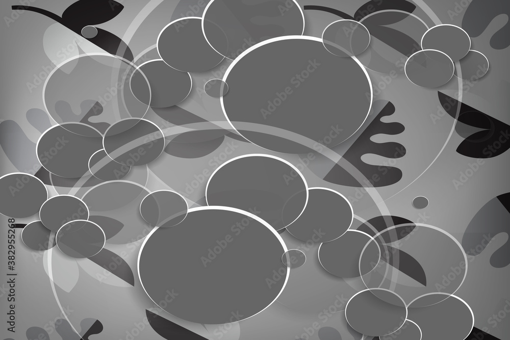 Poster abstract background with circles
