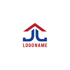 Fototapeta na wymiar JL Home Logo symbol