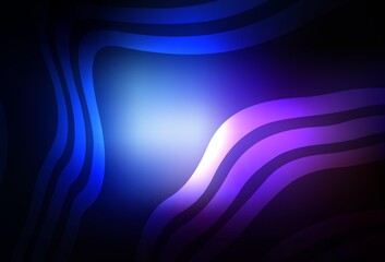 Dark Pink, Blue vector background with wry lines.
