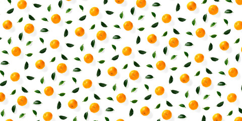 Isolated tangerine citrus collection background with leaves. Tangerines or mandarin orange fruits on white background. mandarine orange background.