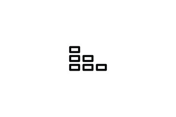 Construction Outline Icon - Brick