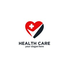 Medical health Check logo concept