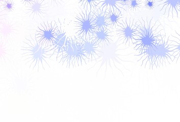 Light Pink, Blue vector texture with abstract forms.