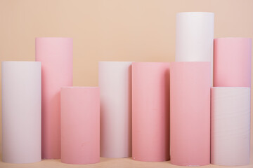 pink cosmetic container