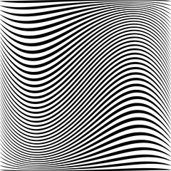 Abstract wavy lines striped texture and background.