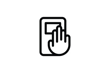 Law Outline Icon - Witness