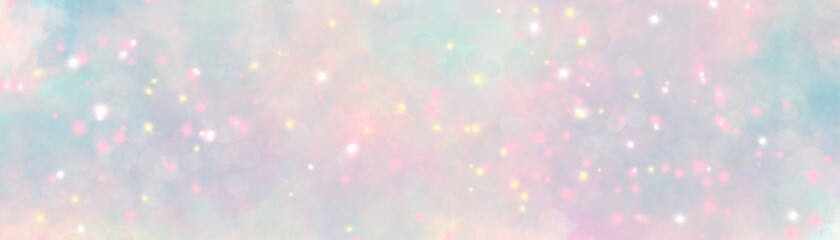 Banner glare abstract texture. Blur pastel color background. Rainbow gradient color. Ombre girly princess style	
