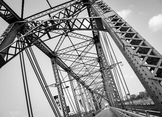 Alexandra Bridge in Ottawa, Black and White