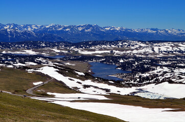 Wyoming - Highway 212 Colter Pass Panorama