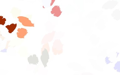 Light Brown vector pattern with random forms.