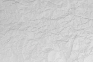 Crumpled white paper background texture