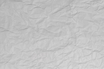 Crumpled white paper background texture