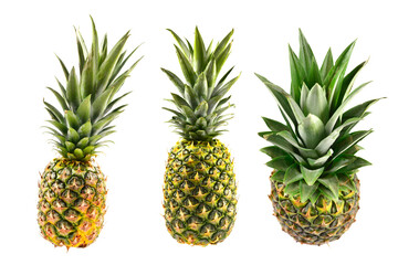 Fototapeta premium Pineapple isolated on white.