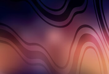 Dark Blue, Yellow vector abstract blurred background.