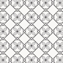 Geometry of circle and square on background. vector pattern. pattern is on swatch panel.
