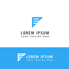 E letter logo, minimal line design with minimalist style.