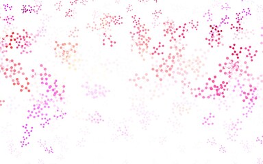 Obraz premium Light Pink, Yellow vector texture with artificial intelligence concept.