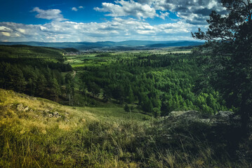 landscape in the mountains