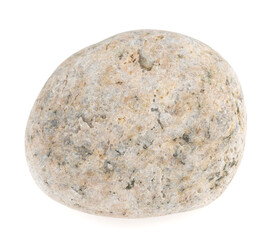 Natural large stone, cobblestone isolated on white background. stones for baths and saunas