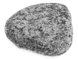 Fototapeta premium Natural large stone, cobblestone isolated on white background. stones for baths and saunas