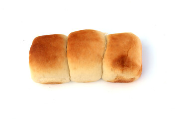 Homemade Freshly baked soft Dinner Rolls, selective focus