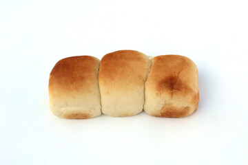 Homemade Freshly baked soft Dinner Rolls, selective focus