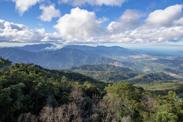 View from Bana Hill, Vietnam. The weather is cool and fresh.