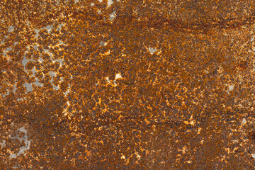 Rusted metal background texture. old rusty iron close up