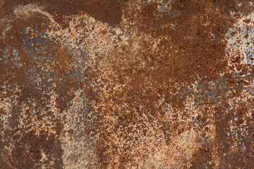 Rusted metal background texture. old rusty iron close up