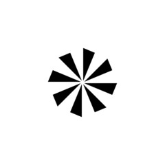 shapes star canopy icon logo vector