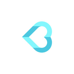 icon of a arrow heart 3 icon logo vector