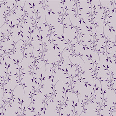 floral seamless pattern of the branches