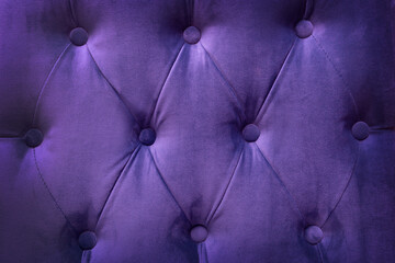 Quilted velvet purple background - 382978454