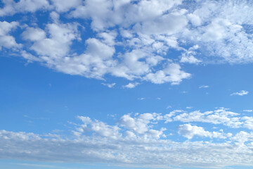 White cloud and Beautiful with blue ky backgroound.