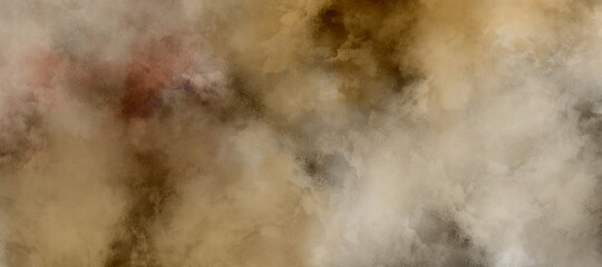 abstract brown clouds with dust
