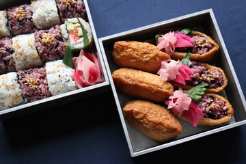 Sushi in Bento box