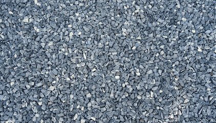 Coarse gravel road texture background