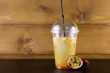 glass of craft lemonade