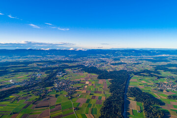 Obraz premium luftaufnahme utzenstorf 2020