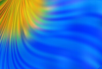 Light Blue, Yellow vector blurred shine abstract texture. Modern abstract illustration with gradient. Background for designs.