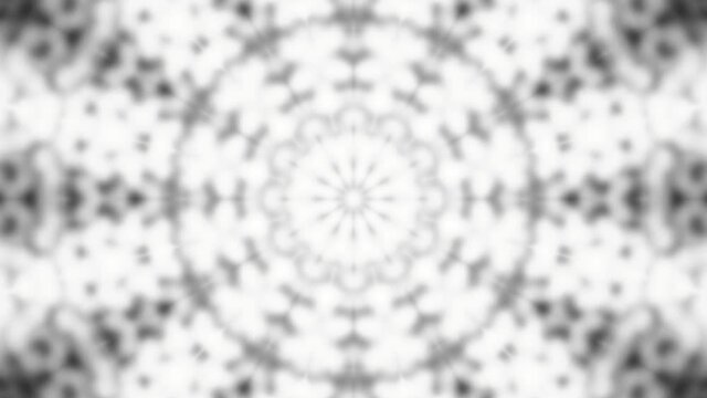 Transforming blur esoteric Mandala. Seamless loop footage.